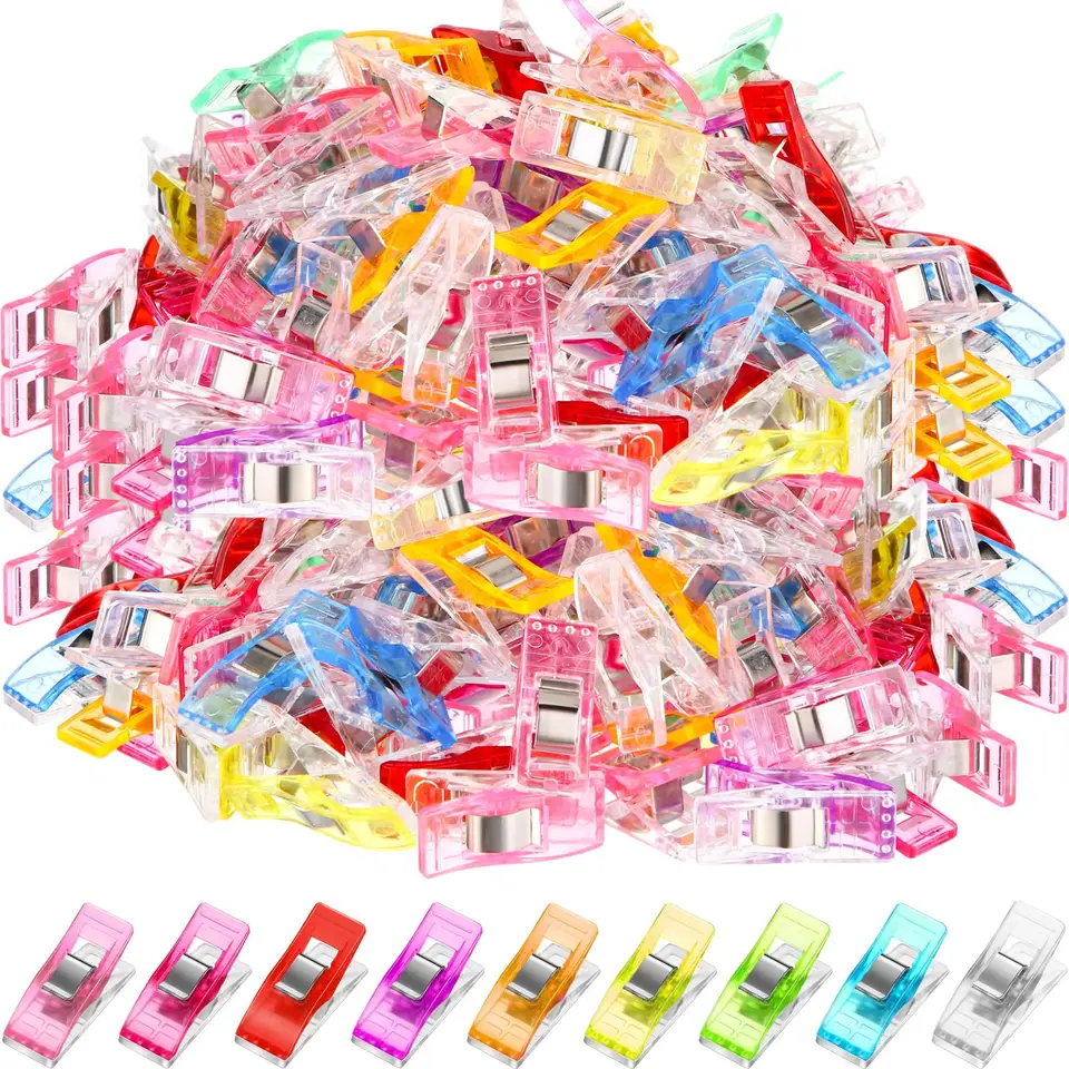 50 ks viacúčelové šijacie sponky Farebné sponky Plastové domáce zvieratá Umiestnenie Patchwork prešívané nástroje