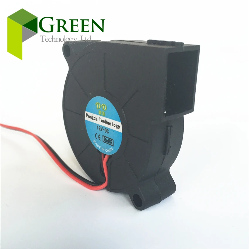 50 mm dúchadlo 5015 5v 12v 24v pre 3D tlačiarne zvlhčovač odstredivka ventilátora Priemyselný dúchadlo centrifugálny ventilátor 2pin