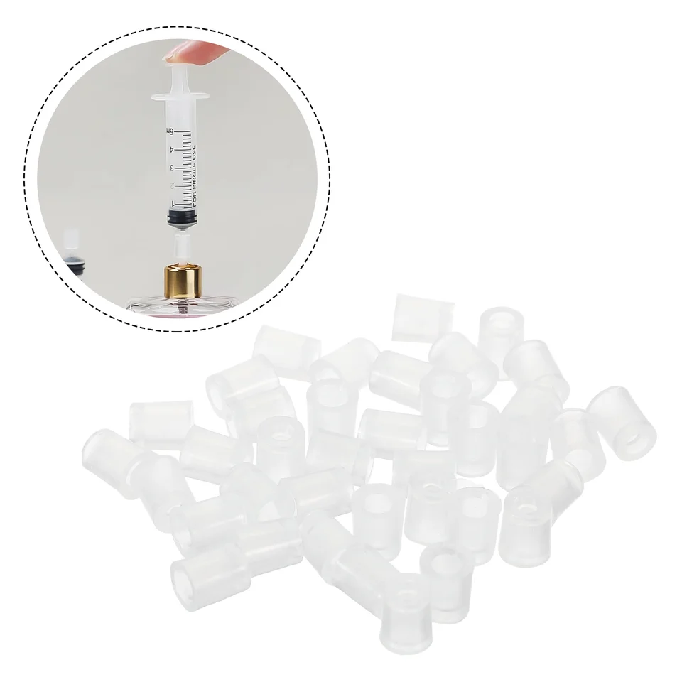 50 počítačov Vôňa Parfum DispenSer Refill Tools Adapter Injekčná striekačka prenos pre aplikátor
