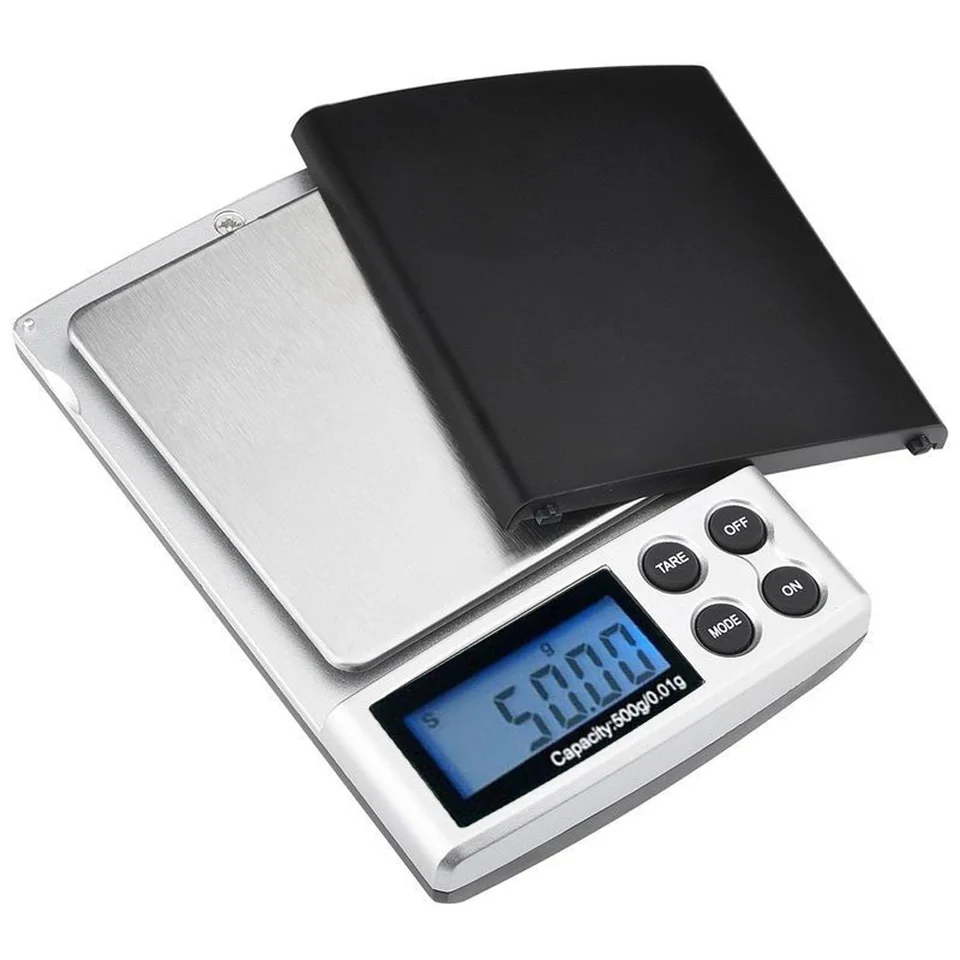 500 g x 0,01g Digitálne vreckové stupnice Zlaté strieborné šperky Hmotnostná vyváženie