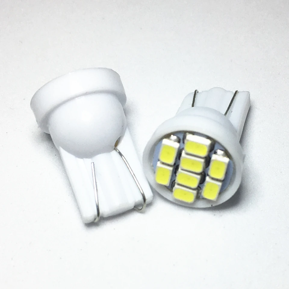 500 ks T10 1206 3020 8SMD W5W LED 194 168 192 Automatické kliny 8 LED svetlá LED žiarovka STYLING STYLING BIELA ​​ŠPZ SVETLO