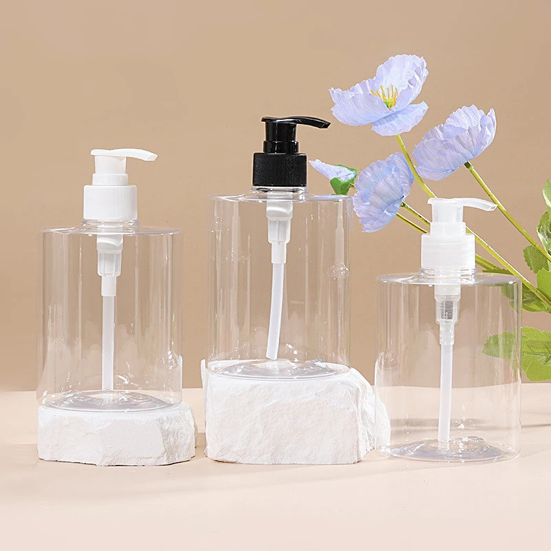 500 ml doplňovateľné pleťové pleťové fľašu Kvapalina Ručne dezinfekčný gél Sprchový gél Plastové penové fľaše