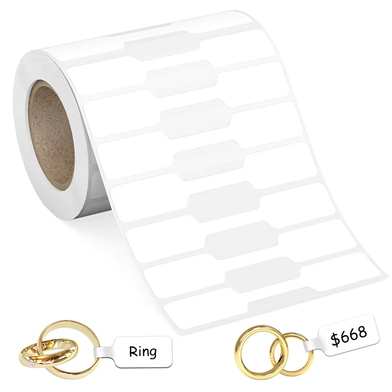 500ks šperky značky Roll Roll Self Adhesive White Blank Dumbbell pre náramok s náramkom na náramok