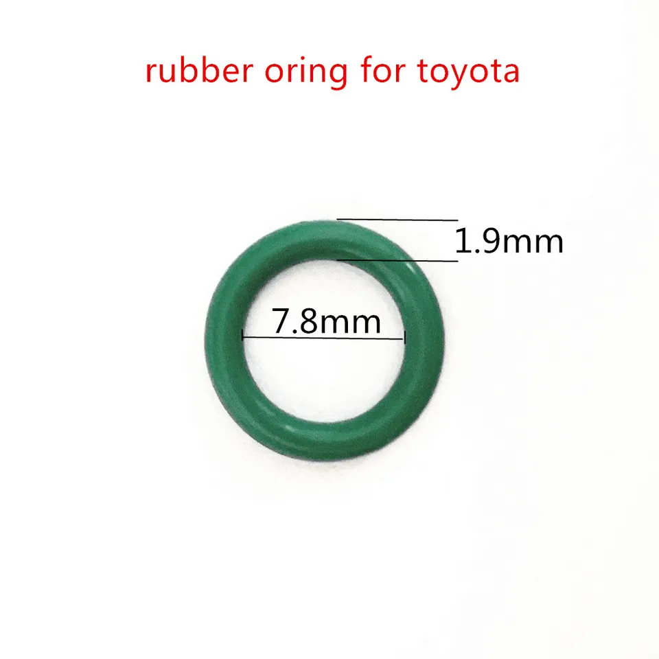 500Piece automatické náhradné diely Gumber Oring Oring pre opravárenské časti vstrekovača paliva Toyota (AY-O2002, 7,8*1,9 mm)