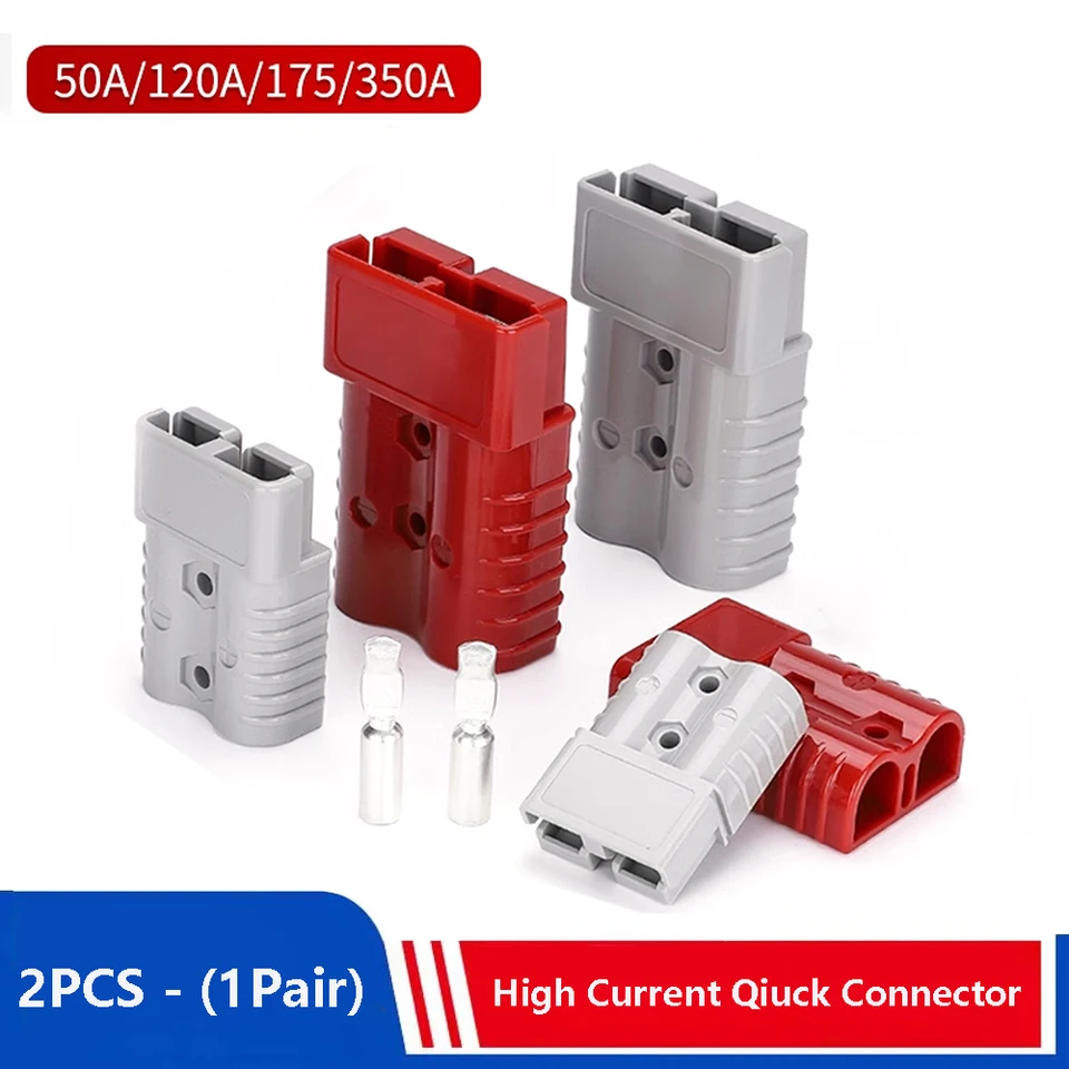 50A 120A 175A 350A 600V 2 PIN CONGEKTOR HIGNATICKÁ BATTER BATTERICKÁ SPLÁVA PRE VOZIDLA VOZIDLA RV RV Inverter Batéria UPS