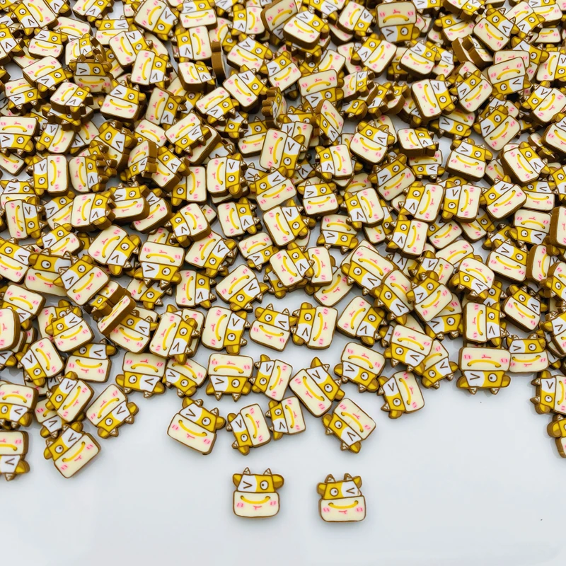 50g/veľa horúceho predaja miniatúrneho kravského plátku Kawaii, roztomilý medvedí
