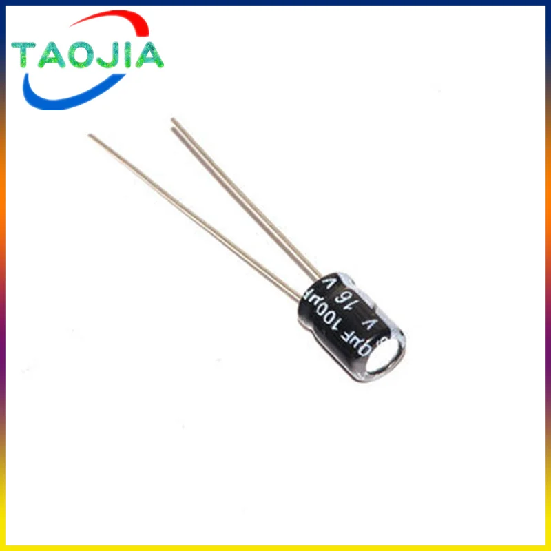 50ks 100UF 16V 100MFD 16VOLT 6*7 mm hliníkový elektrolytický kondenzátor Radiálny 100MF16V 100UF16V 16V100MF 16V100UF