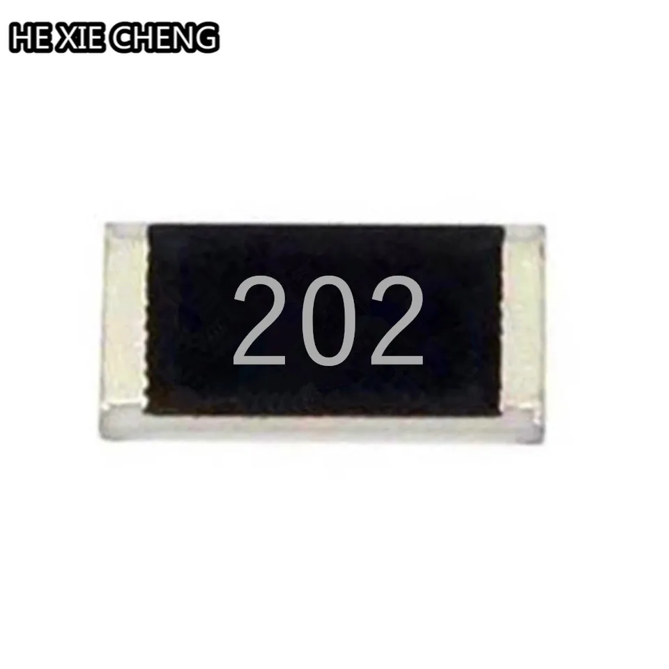 50ks 2512 SMD rezistor 2K OHM 2KR 202 5% 1W