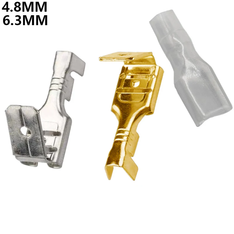 50ks 6,3 mm 4,8 mm 4,8 mm anti-back remienok Self Locking Plug Smar 250