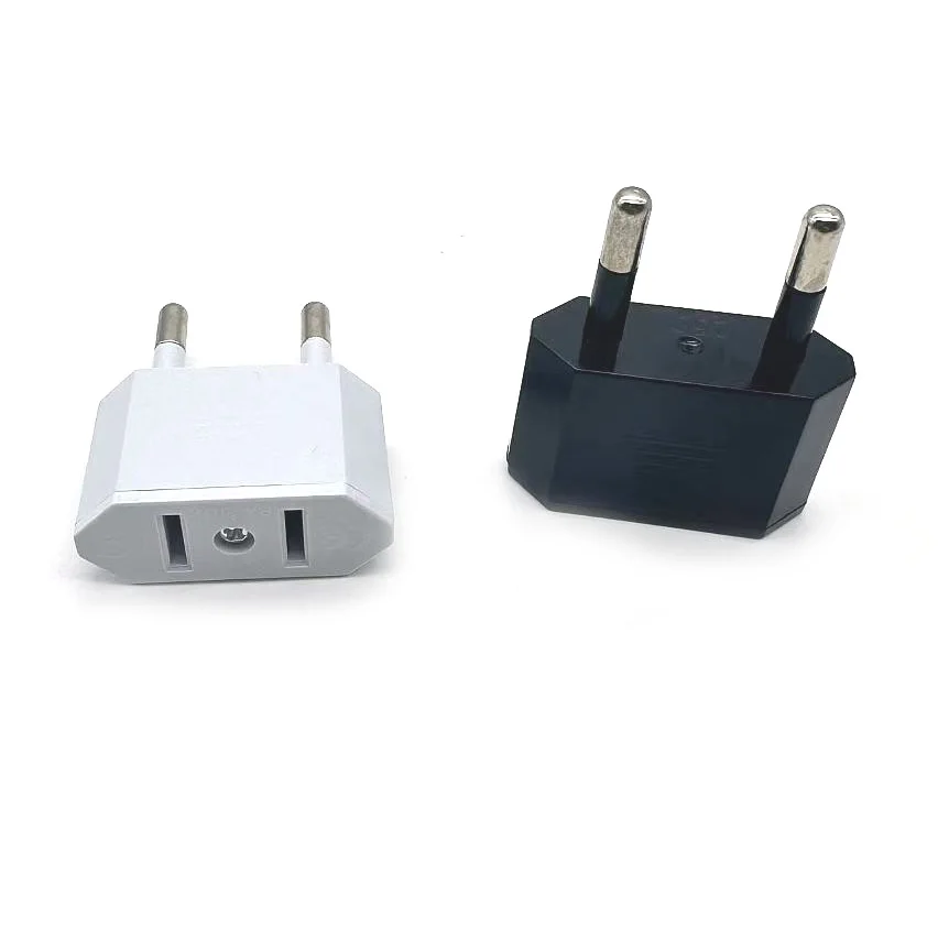 50ks American China do EÚ Eu Europe cestovná energia adaptér 2 Pin Us do EÚ Plug Adapter AC prevodník typu C Plug Elektrická zásuvka