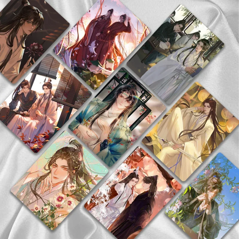 50ks Anime Erha a jeho biely mačkový majster laser Lomo Card Chu Wanning Mo Ran HD Photo karty Cosplay prop fanúšikovia zbierka darček