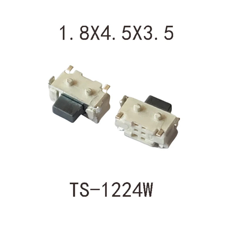 50ks balenie navijak 1,8 x 4,5 x 3,5 mm Strana stlačte mini tlačidlo s 2 -bodovým momentom prepínačom takt (Tiny) pre montáž dosky DPS