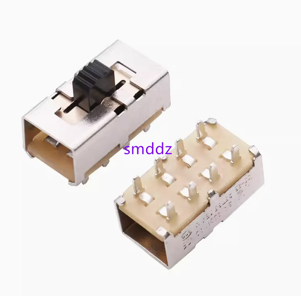 50ks / napätie konverzný prepínač 8-kolíkový prepínač bez ucha SS-23H22 PIN 230V ~ 115V prepínač