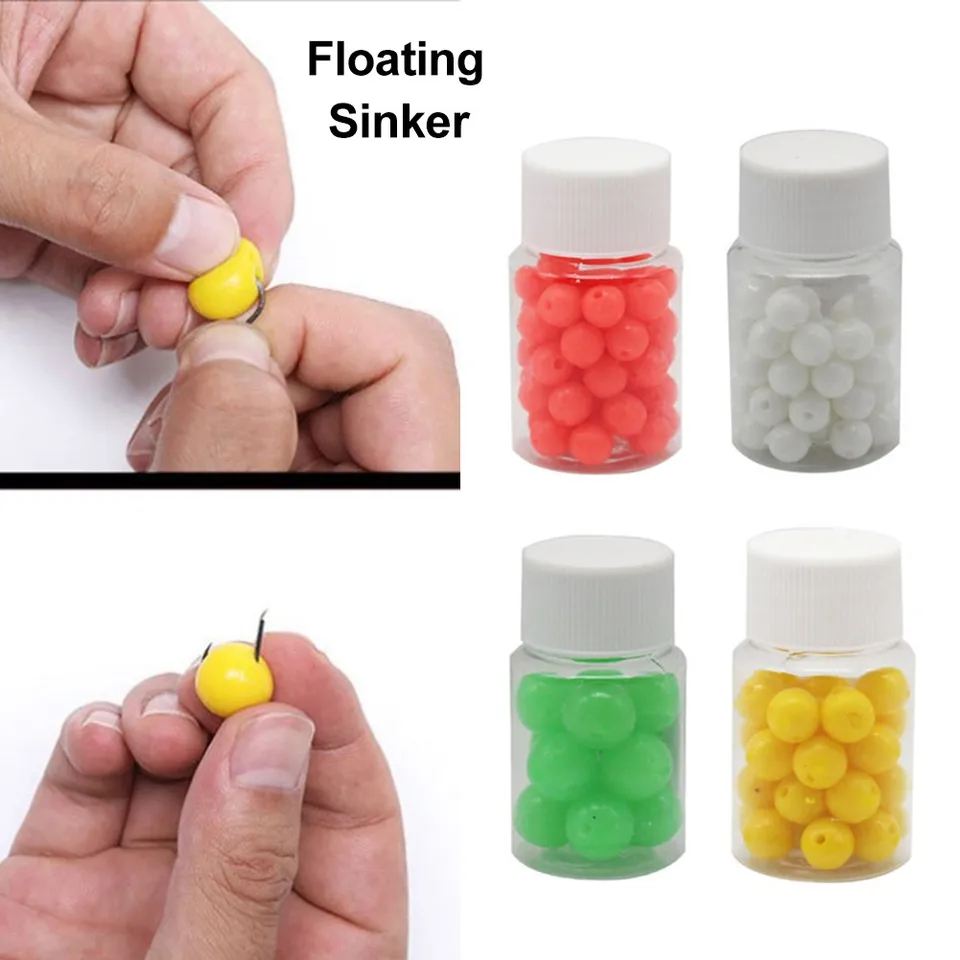 50ks okrúhle 8 mm rybárske korálky zátka zátka na návnadu Práce návnady Rainging Carp Tackle Luminous Rybolov Float Night Glow Purchory