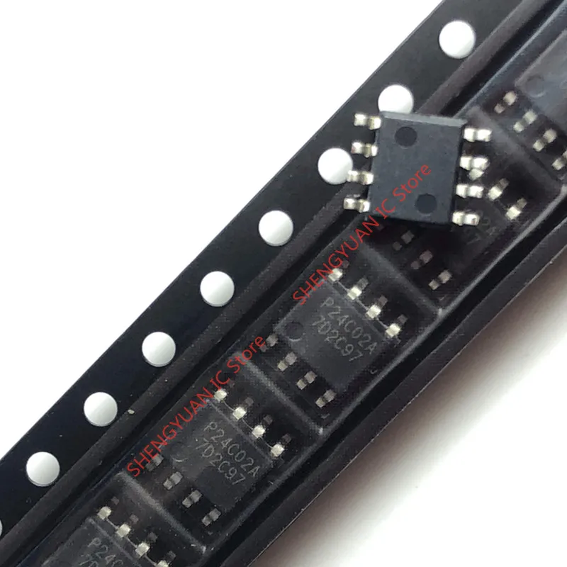 50ks P24C02A 24C02 24C02A SOP-8 SMD CMOS 2K 2-vodičový sériový EEPROM 100% Nový dovezený pôvodný 100% kvalita