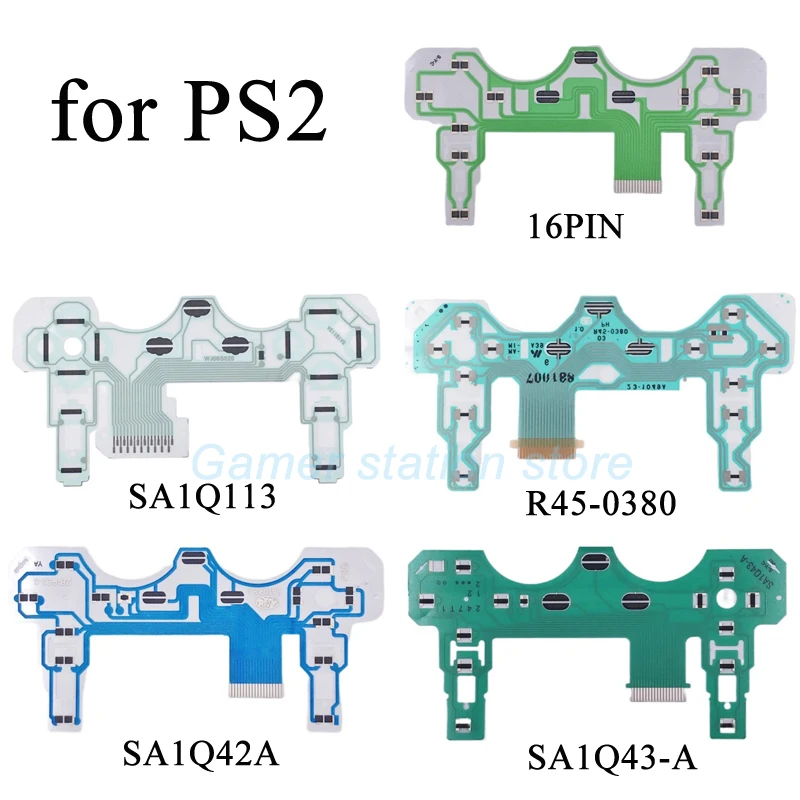 50ks pre Sony PS2 SA1Q113/SA1Q42A/SA1Q43A/R45-0380 16pin Ribbon Circuit Board Flex Vodivé filmy pre ovládač PS2 ovládač PS2
