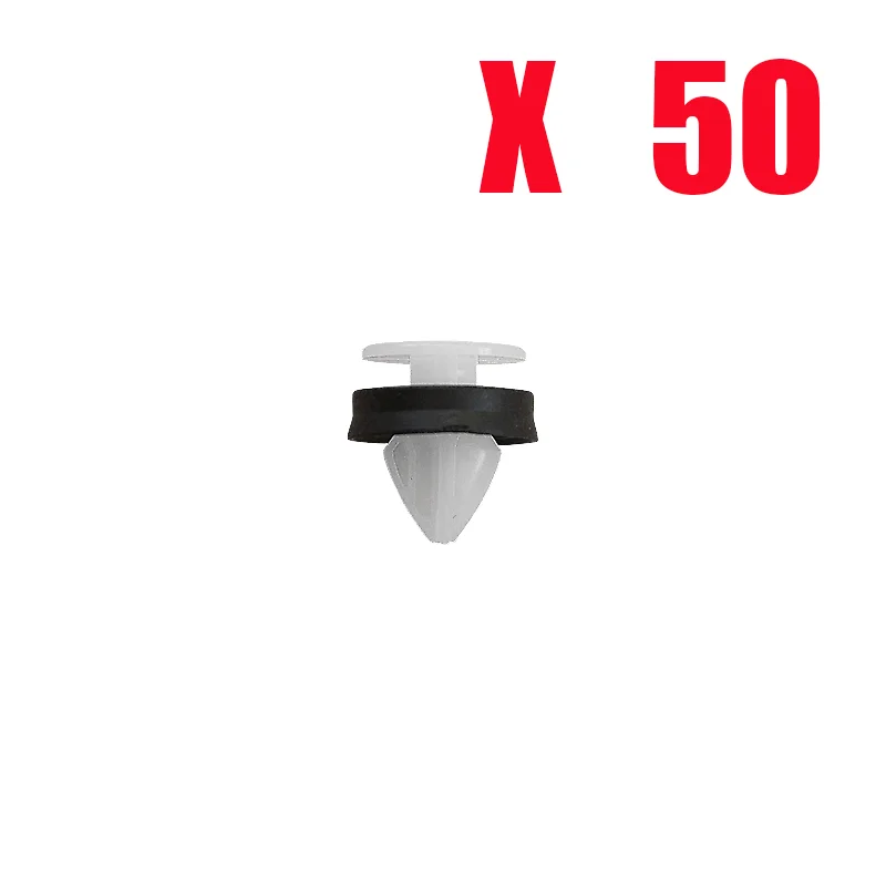 50ks predné zadné dvere tela bočné a otvorenie kolies Otváraca lišta X10 Plastové svorky W716507S300 pre Ford Transit EcoSport