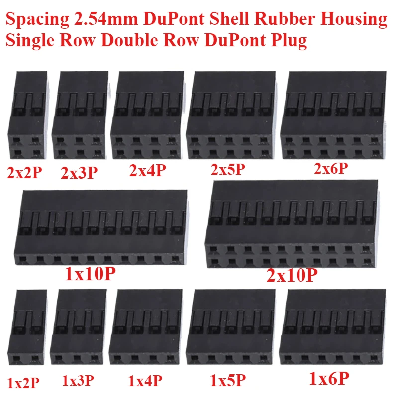 50ks/rozstup 2,54 mm Dupont Shell Gu Gu Gu Gu Gu Gu Gu Gu Guber Dupon Dupont Dupont 1p/2p/3p/4p/5p/6p/7p/8p/9p/10p