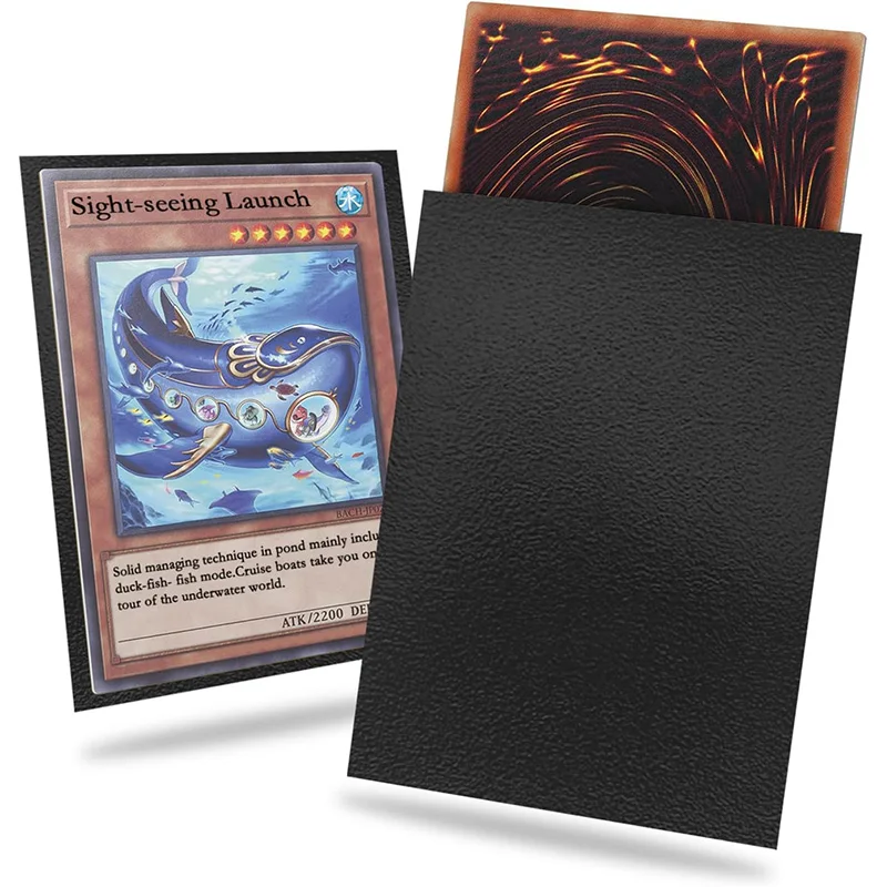 50ks/rukávy herných kariet s jednostrannou matnou kartou pre obchodnú kartu pre TCG Card Photo karta 66x91mm