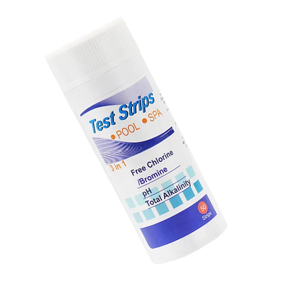 50ks testovacie prúžky Vysoký presnosť 3-v-1 Zvyšok Hodnota pH chlóru ALKALINITY TEST Test SPRÁV Ľahkú detekciu pre akvárium Spa Aquarium