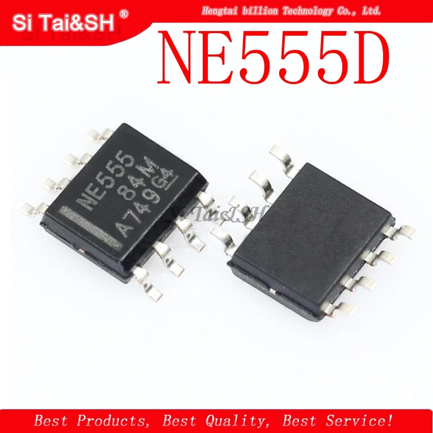 50ks/veľa NE555 NE555D 555 časovače SMD 555 NE SOP-8