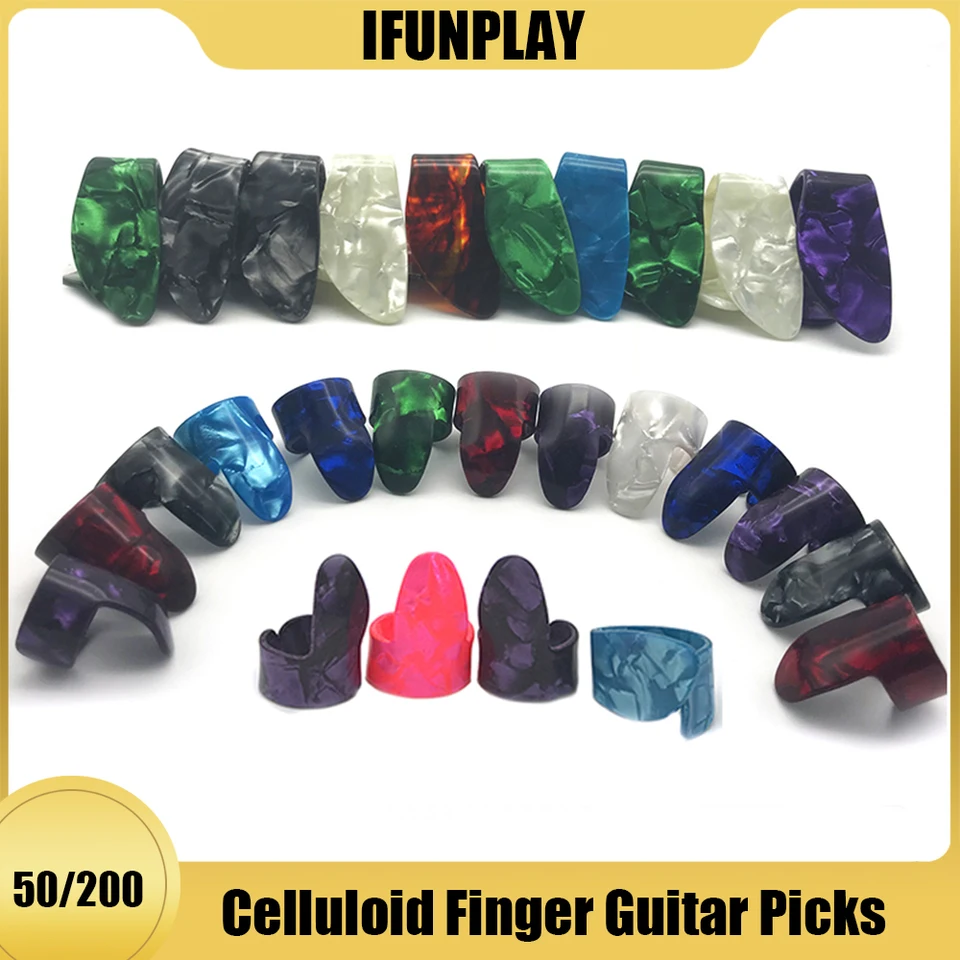 50ks viacfarebná akustická elektrická gitara veľké škrupinové celuloidné paluby index gitary PLECTRUMS PLECTRES PALHETA GUITARRA
