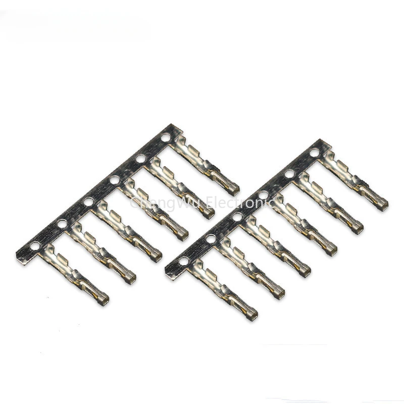 50ks/šarža Dupont Reed Reed Wimate Crimp Pin Pin Pin Terminál Terminál Terminál kov 2,54 mm