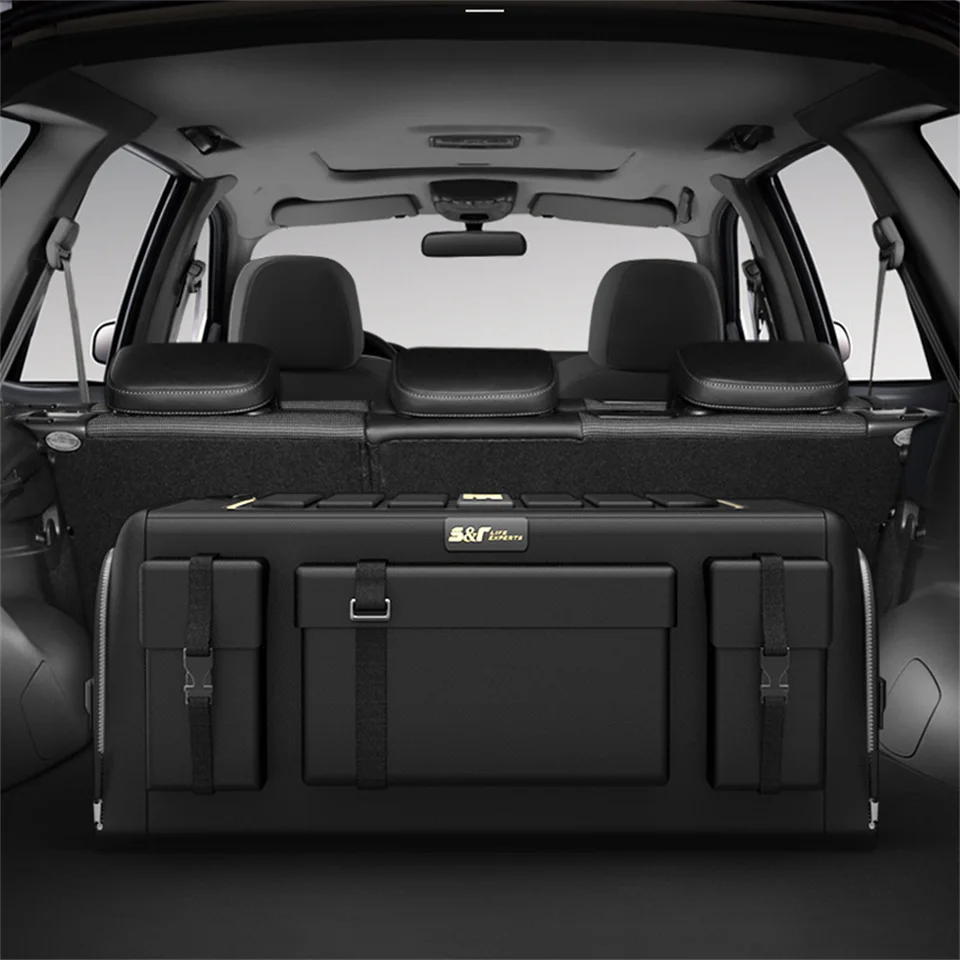 50L/60L/70L automobilu Organizátor Storage Box Oxford Automatické organizátori tašky skladacie skladovacie vrecká pre sedan vozidla SUV vozidla