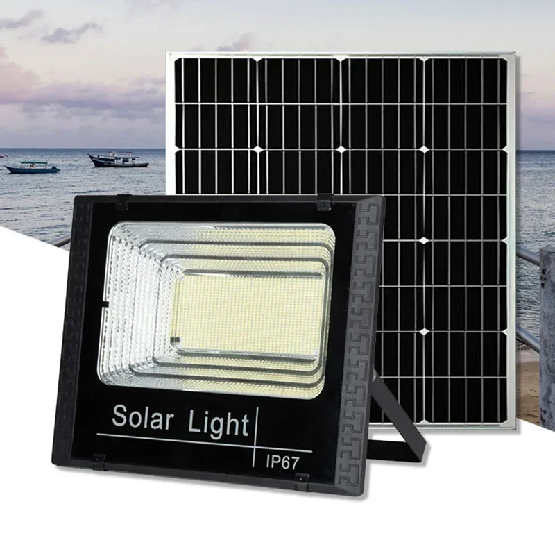 50W 100 W 200 W 300W 500 W Solar Flow Lights LED Solar -Solar Spotlight Outdoor Vodotesné reflektorové solárne slnečné žiarenie s diaľkovým ovládaním