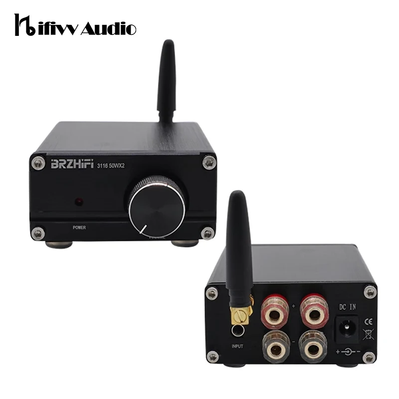 50W+50W HIFI Audio 2.0 Stereo Music Digital Power Zosilňovač TPA3116 Single Core Amp čip pre domáci zvukový reproduktor s Bluetooth