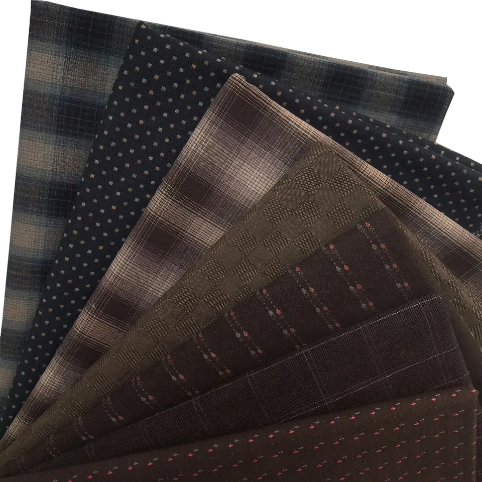 50x70cm prvé farbivo prvé farbivo tkanú bavlnu Plaid Brotchwork prešívaná remeselná tkanina