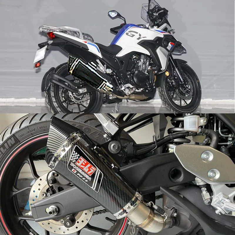 51 mm motocyklové výfukové výfukové úniky Tuffler Pipe DB Killer pre Everest Excelle 400x 150 200 200 GY6 Z750 CBR125 250 CB400 CB600 YZF FZ400