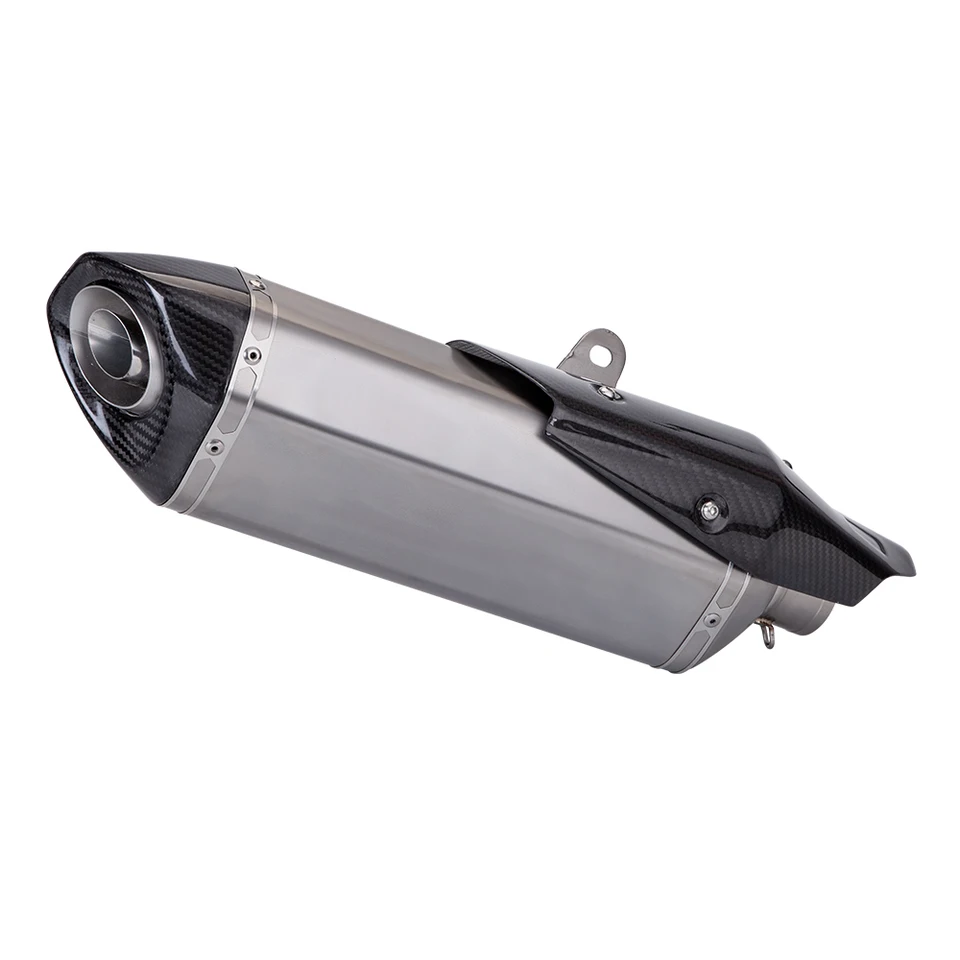51 mm univerzálny motocykel Výfukový titánový zliatinový rúrka s krytom uhlíkových vlákien pre R1 CBR500R R6 X-ADV750 Z900 Adv350 R3