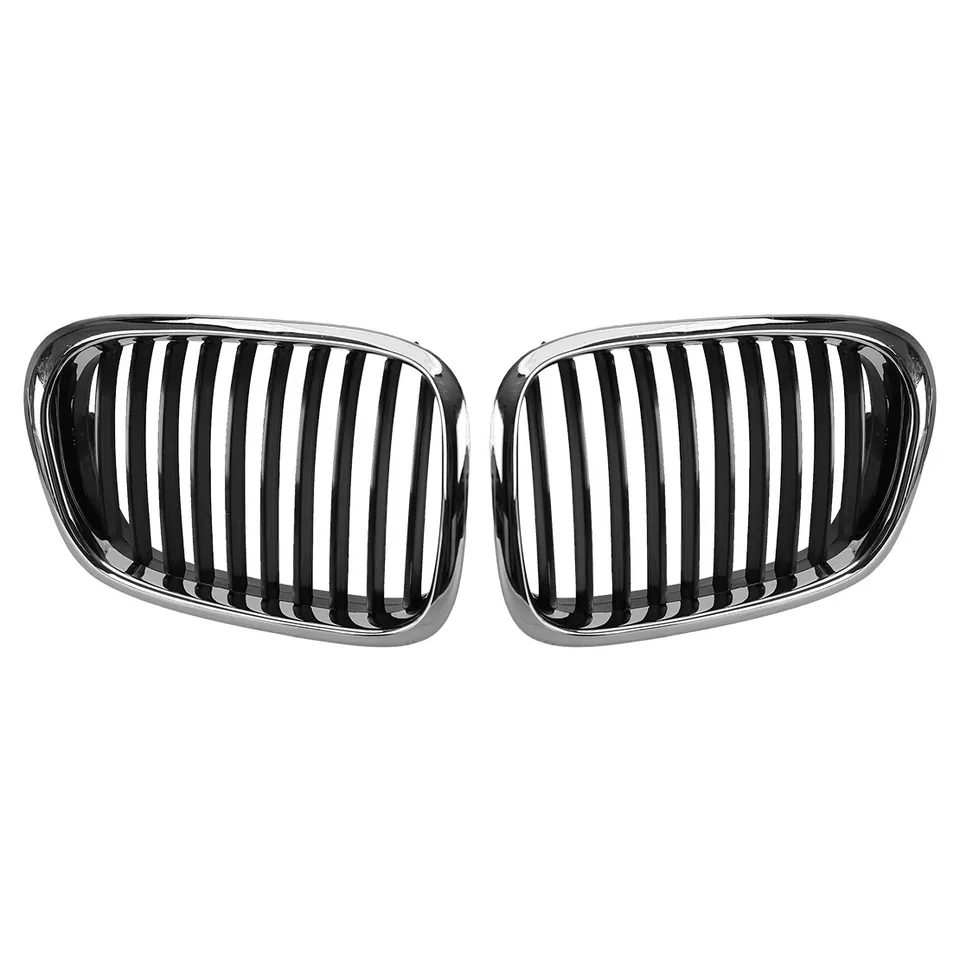 51137005837 51137005838 1 Dvojica predná nárazníčka Grilles Fit for BMW 5 E39 520I 523I 525I 528I 530I 535I 540I M5 1999-2002 2003