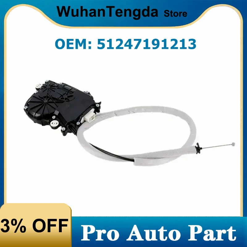 51247191213 Zadný zámok elektrického sacieho motora Motor Trunk Lid Release pre BMW 7 Series F01 F02 F03 F04 F07 F10 X5 F15