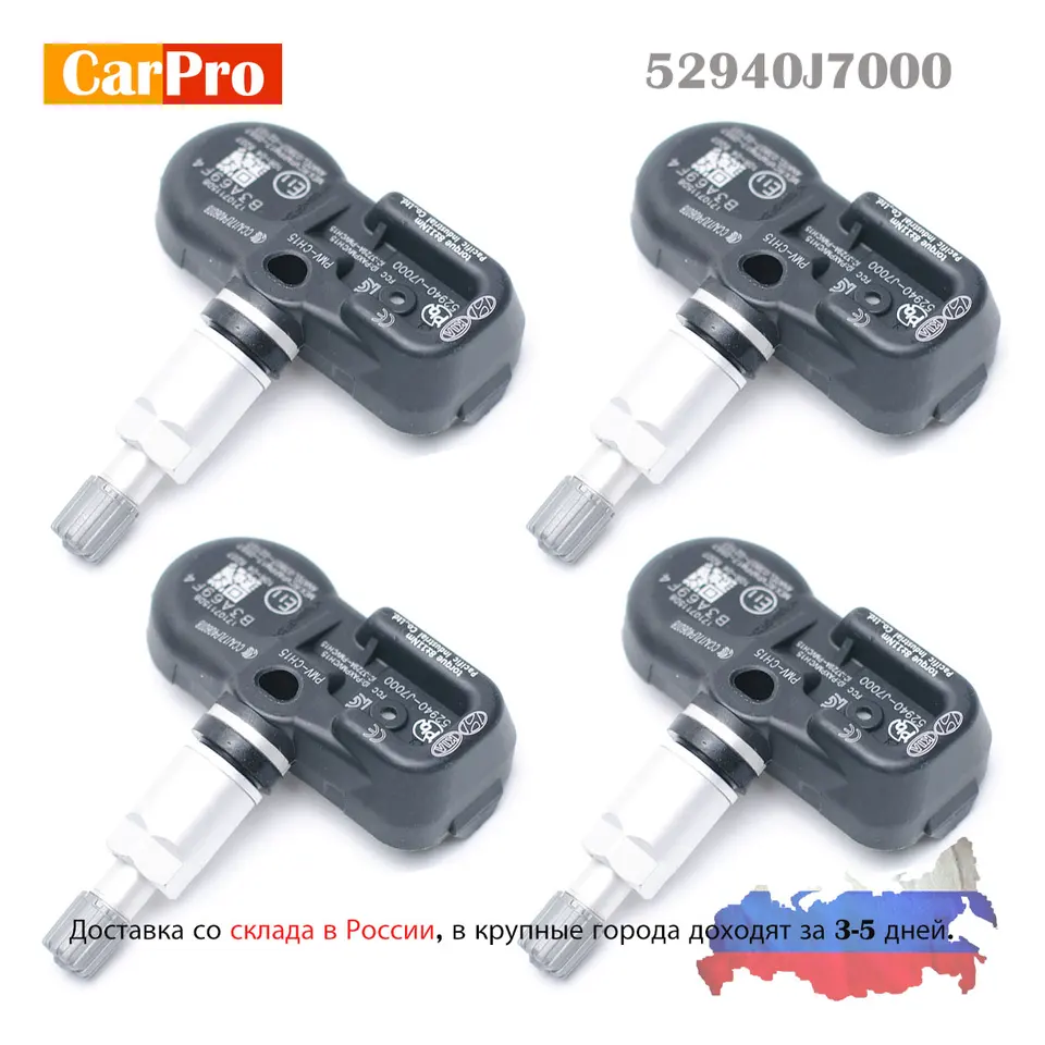 52940J7000 PMV-CH15 52940-J7000 Senzory tlaku pneumatík TPMS pre Kia Forte Ceed XCICE 433 MHz