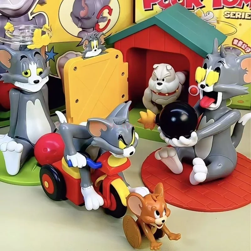 52Toys Tom a Jerry Anime Figure Fig Series 2024 New Tom a Jerry Room Decoration Prekvapenie darčekov k narodeninám darček