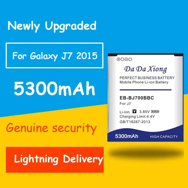 5300MAH EB-BJ700CBE/EB-BJ700BBC batéria pre Samsung Galaxy J7 2015 J7009 J700F SM-J7008 J7000 J701F J700M J700H ON7 G6000