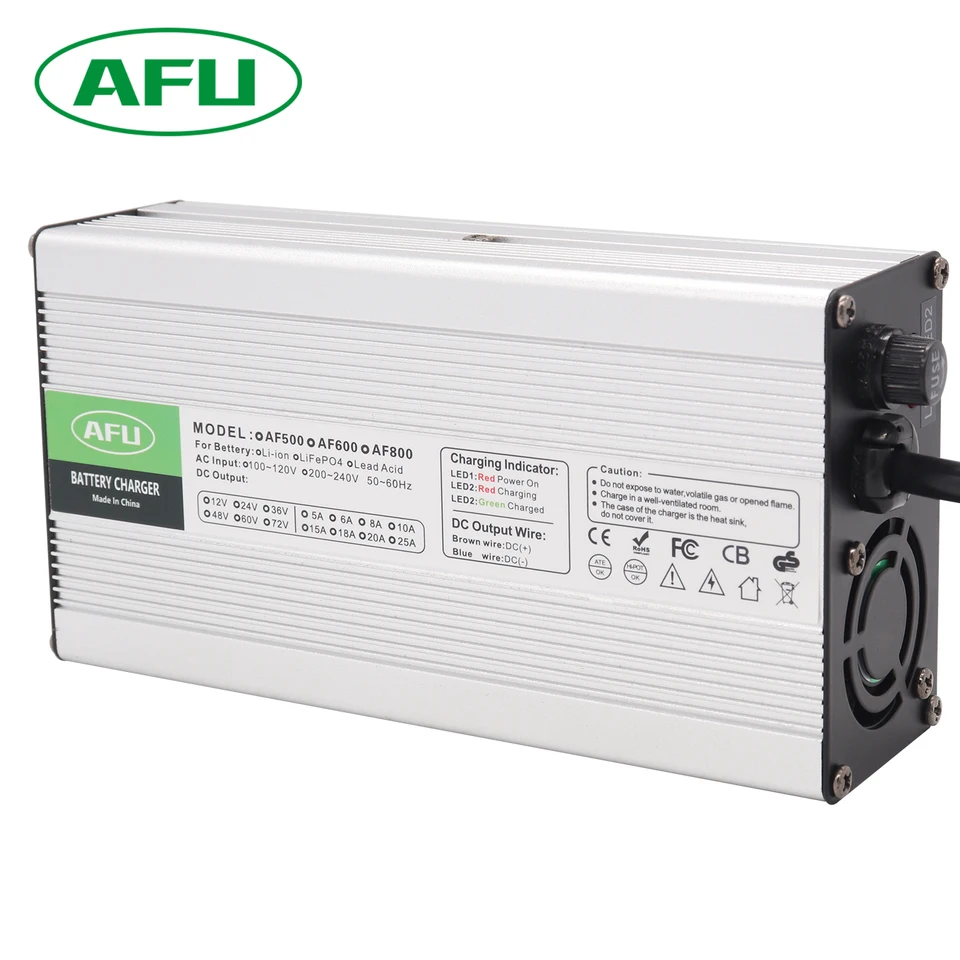 54,6V 7A Li-ion Battery Nabíjačka použitá pre rýchlu nabíjačku 48 V 13S Li-Ion Battery