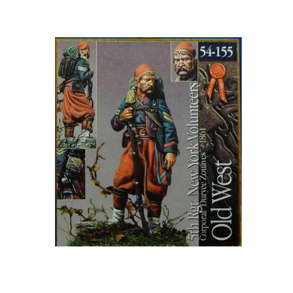 54mm živicia súprava 54076 5. RGT New Vork dobrovoľníci Old West