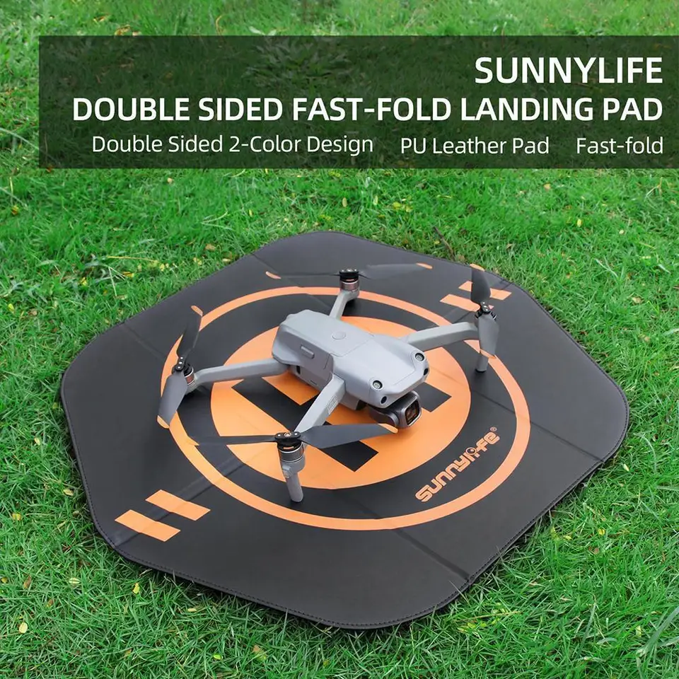 55 cm Dron zložiteľné pristávacie podložky obojstranné kožené lietadlá parkovacie rohože pre DJi Mavic Mini Air Phantom RC bezpilotné lietadlá