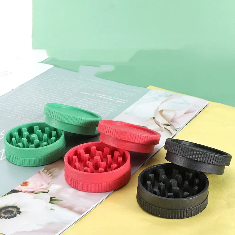 55 mm Herb Mills & Mincers Grinder Tobacco Crusher Degradable Materiály fajčiarske doplnky kuchynské náradie fajčiar darčeky