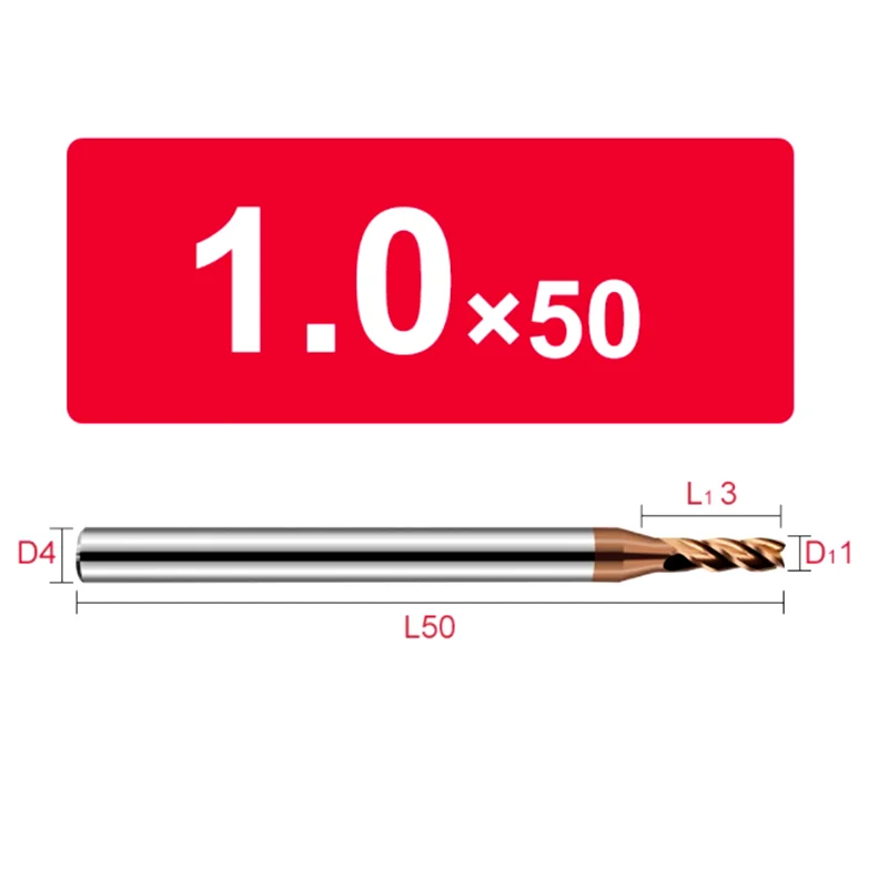 55 ° karbid 4 flauty koncový mlyn mlynár zliatiny Cutter Coating Coating Volfrámové oceľové koncové mlyny Cutting Tool