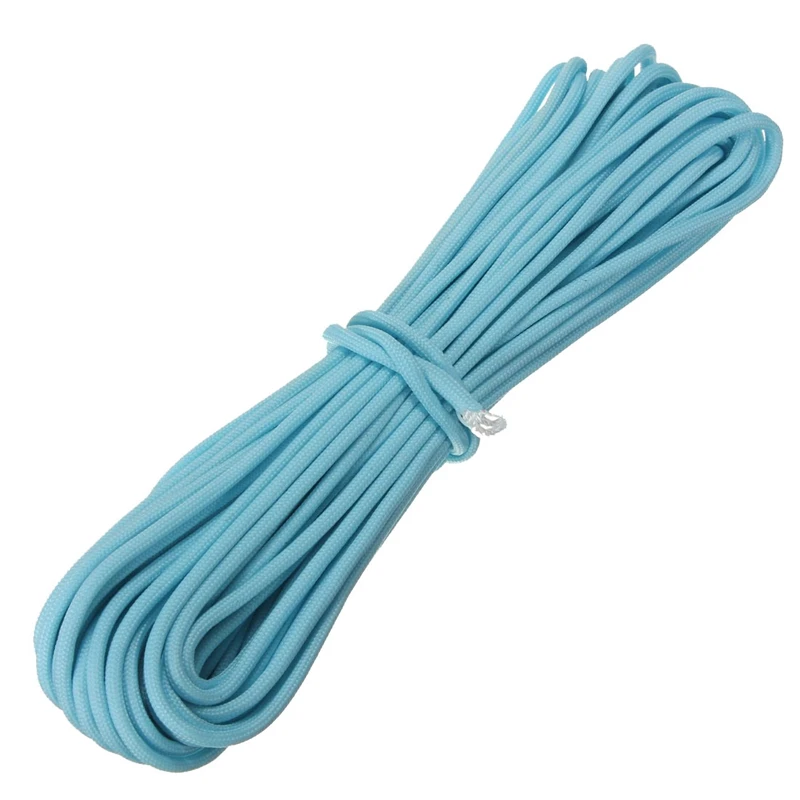 550 libier paracord parachute šnúra Nylon Nylon Luminous Glow v tmavom 9 jadrovom vláknom modrej