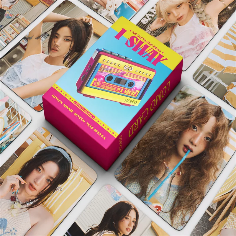55ks/set kpop (g) i-dle Nový album Lomo Card I Sway Vysokej kvalitnej HD fotografickej karty Fans Collection Gift Yuqi Minnie Gidle Pohľadnica