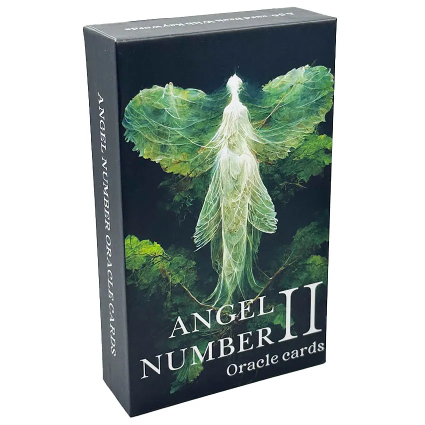 56 ks Angel Number ⅱ Oracle Deck Card Games 12x7 CM Divinujúca karta bez príručky