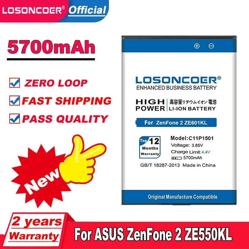 5700MAH C11P1501 pre ASUS Zenfone2 laser 5,5 