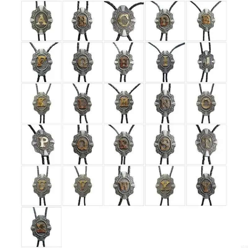 573b PU Bolo TIE pre mužskú kovbojskú kravatu kravatu prívesok Západný gravírovaný náhrdelník pre mužské kovbojské rodeos na krk