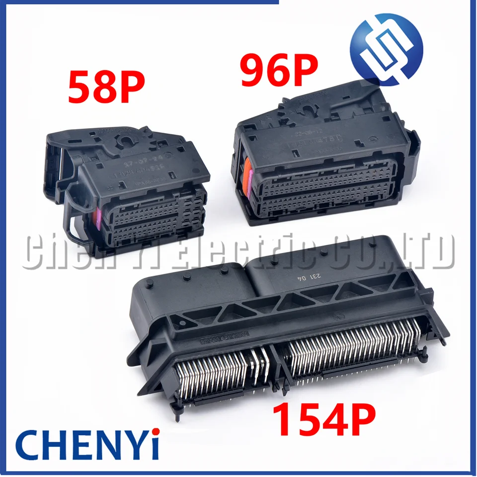 58/96/154 PIN EDC16/17 Diesel Common Rail Motor Počítačová doska ECU Plug Connector 1928404781 1928404916 1034486098-05 pre Bosch