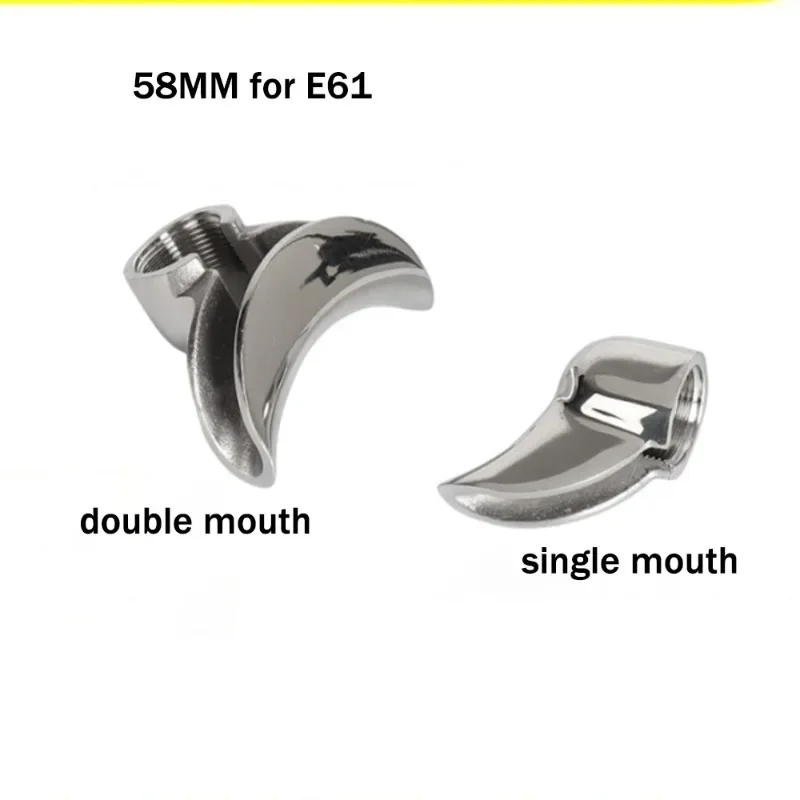 58 mm kaviareň Rukoväť rukoväte Dýza pre expobar e61/raketa z nehrdzavejúcej ocele Single and Double Sering Tool